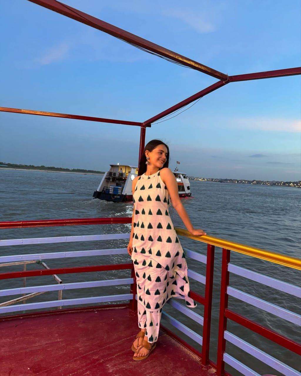 Effortless Beauty ? Women's Floral Cotton Dress with Printex (L) - Image 4