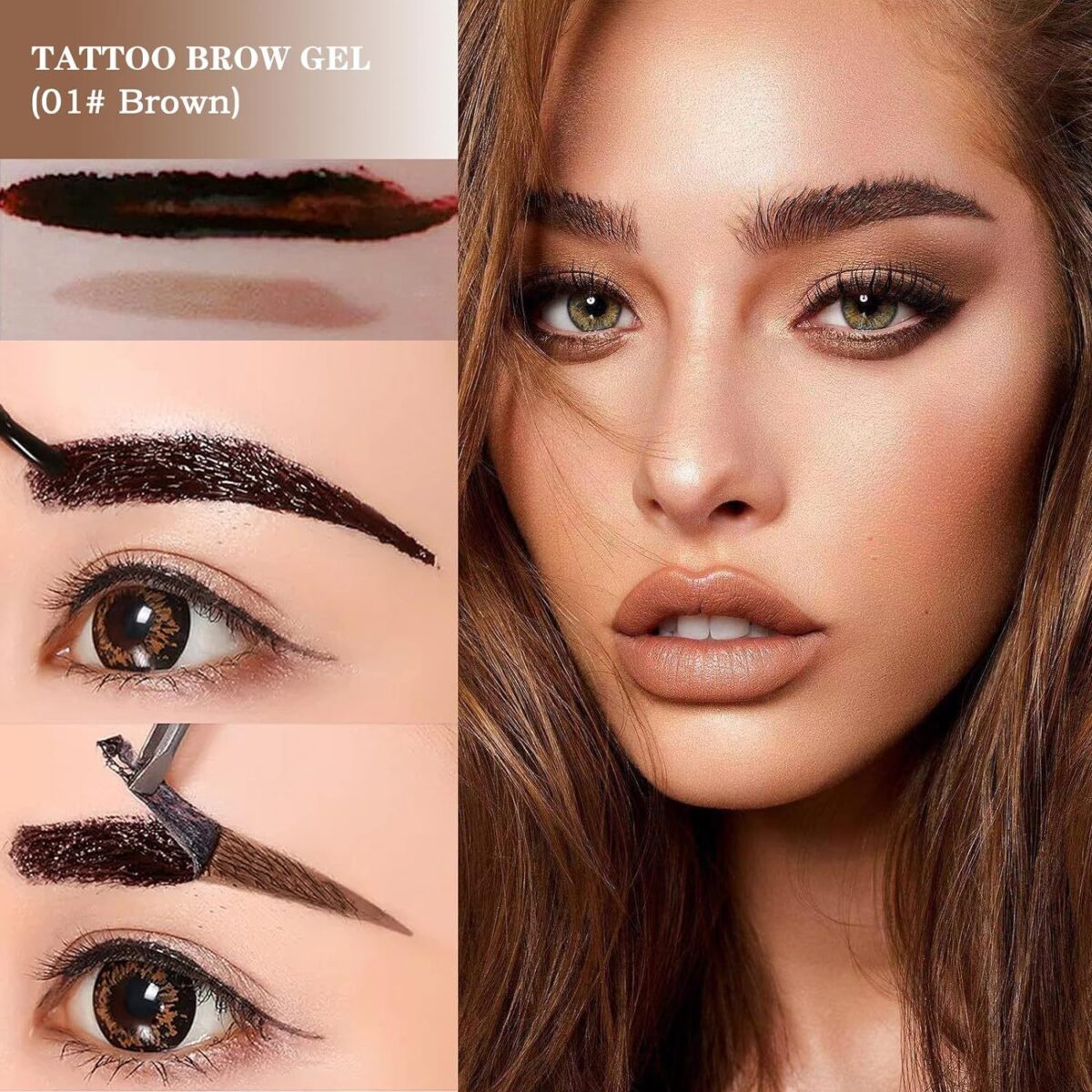 Tear off eyebrow cream is not easy to peel off, anti smudging and long-lasting tear off eyebrow cream - Image 4